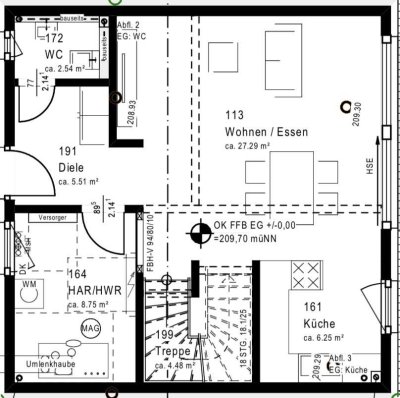 Neubau-Reihenmittelhaus in Marburg-Cappel – Stilvoll, effizient & familienfreundlich!