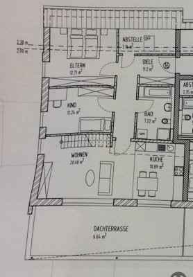 4-Zimmer Wohnung mit Dachterrasse