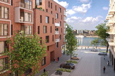 Scharmante 2-Zimmer-Neubauwohung mit Balkon in seitlicher Wasserlage