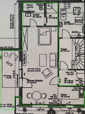 1Zi-Whg/ 50qm +16qm Terrasse/ OG-Rammersweier/Neubau