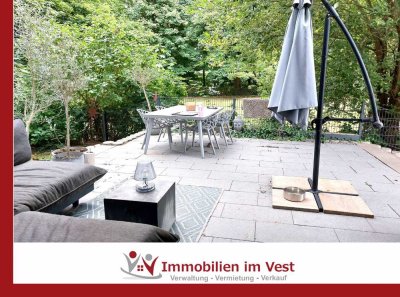 ***Am Kanal*** Maisonette-Wohnung mit Terrasse, Garten und Garage