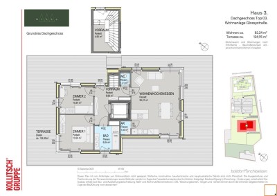 WaldWILLA - modernes Penthouse im Grünen