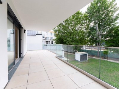 Erstbezug nahe Alte Donau: Geräumige 2-Zimmer-Wohnung mit Bad en Suite!