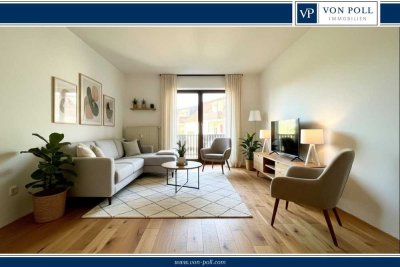 Modernes Wohngefühl mit Sonnenbalkon, neuer Einbauküche und Stellplatz