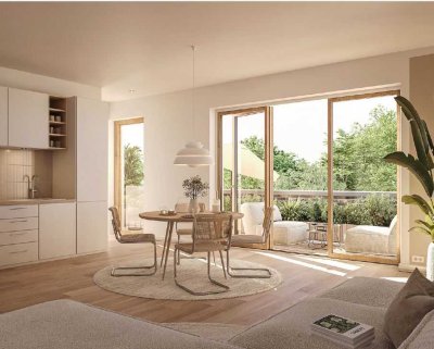 RESERVIERT 2-Zi-Neubau Wohnung mit beheiztem Wintergarten (KfW 296 förderfähig)