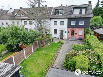 Garten & Terrasse | Gemütliches Reihenmittelhaus mit Garten in Essen-Steele