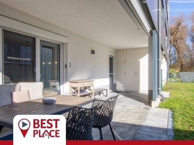 Topmoderne 4-Zimmerwohnung mit Südgarten und 2 Stellplätzen