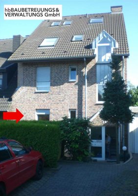 Schöne Erdgeschosswohnung auf zwei Ebenen mit eigenem Garten in ruhiger Lage