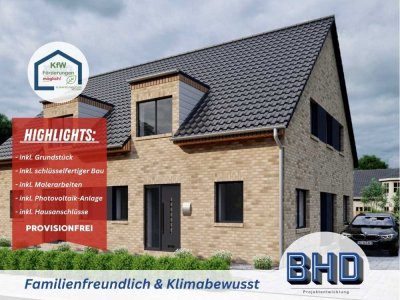 Bes.: 20.09.25 - Vor den Toren Oldenburgs: Neubau - Doppelhaushälfte - bezugsfertig