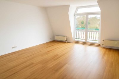 Moderne 1-Zimmer-Dachgeschosswohnung im Wohnpark am Kuschelhain