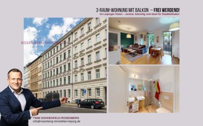 *ab 01.01.2026 bezugsfrei*
Charmante 3-Raumwohnung mit Balkon im Leipziger-Osten