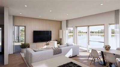 Seesuiten Lanzenkirchen – Panoramasuite Duplex 9: 4-Zimmer-Maisonette mit Luxus Terrasse