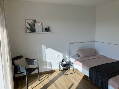 Geschmackvolle, möblierte 1-Raum-Pendlerwohnung mit Terrasse und EBK in Eggenrot bei Ellwangen