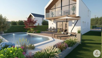 Wohnen wie im Urlaub - Stilvolles Einfamilienhaus im modernen Chalet-Stil