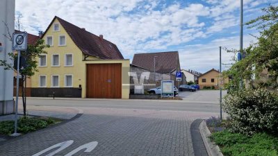 Dannstadt-Zentrum: Wohnhaus, Scheunengebäude, Gewerbehalle und zwei getrennten Zufahrten!