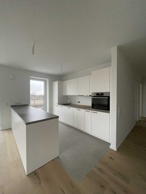 Hochwertige 3-Raum-Wohnung mit Dachterrasse und Einbauküche in Flensburg