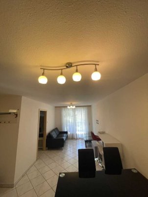 Vollständig renovierte 2-Zimmer-Wohnung mit Terrasse und Gartenanteil in Walheim