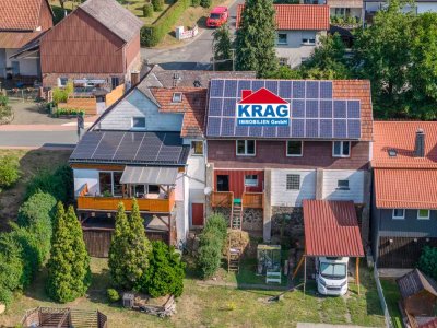 ++ KRAG Immobilien ++ Viel Platz für Wohnen & Beruf: Saal, Werkstatt, Keller, Garten, Balkon, provis