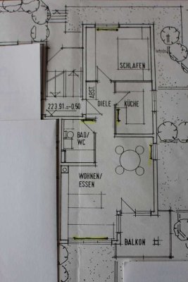 Helle 2,5-Zimmer-Wohnung mit Balkon in Brackenheim-Hausen