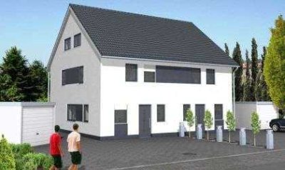 Moderne Doppelhaushälfte in massiver Bauweise in Lorsch