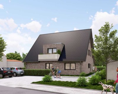 Moderne Architektur - innovative Haustechnik - 
Doppelhaus mit 4 Einheiten in Nordwalde