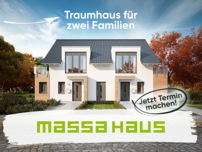 Zweimal Familie. Einmal clever gebaut. �� | massa Ausbauhaus „FamilyStyle 21.02 S“