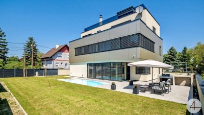 2 premium Villen direkt nebeneinander - mit grünen Weitblick - sonnige Ausrichtung - hochwertige Ausstattung - Salzwasserpool - Garage - Lift