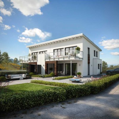 Neubau über den Dächern von Mainburg - moderne Doppelhaushälfte zum Wohlfühlen