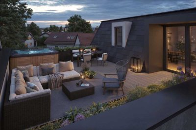 Einmalige und sonnenverwöhnte Dachterrassenwohnung