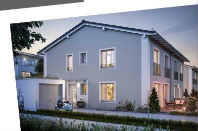 Exklusive Doppelhaushälfte mit Garage in Unterhaching zu verkaufen! BJ 2017