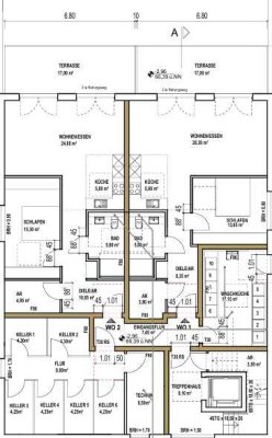 Moderne 2-Zimmerwohnung mit Terrasse&Garten mit Blick ins Grüne - Neubau
