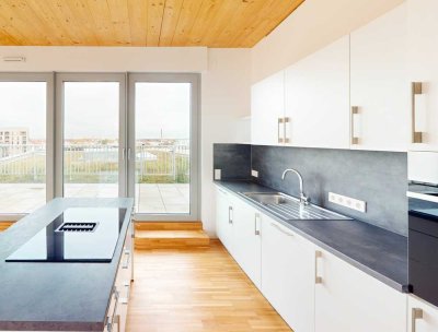 3,5-Zimmer-Penthousewohnung: Mieten und auf Ihrer neuen Dachterrasse frühstücken!