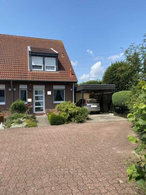 Sehr gepflegte Doppelhaushälfte mit schönem Garten in Sackengassenlage von Hüls