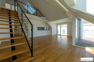 EXKLUSIVITÄT &amp; LUXUS - Blick über Stockerau? Dann hier klicken,... Exklusive Wohnung direkt in Stockerau / Private Dachterrasse mit ca. 55 m²