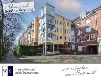 MIT Erbpacht - Gemütliche 2 Zi.-Wohnung, mediterranes Flair und auch noch nah am Rhein!