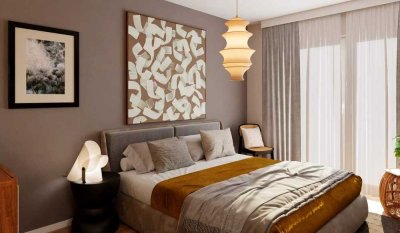 3-Zimmer-Wohnung mit Balkon zum See