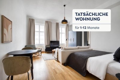 Bestlage im 8. Bezirk, Altbautraum top saniert, hoch, sonnig &amp; geräumig, UBahn in Gehweite, Studio (VIE30)