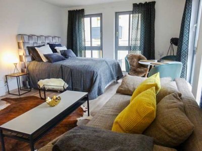 Gleich einziehen - voll möblierte helle Single-Wohnung | Südbalkon | Zentrum-Süd