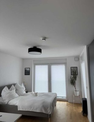 Moderne & traumhafte 3 Zimmer Wohnung mit riesigem Balkon im 5. OG in Offenbach Stadtmitte