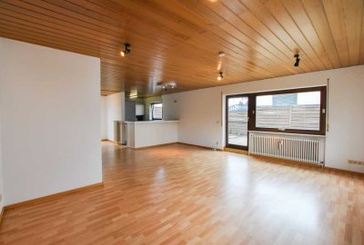 Penthouse-Wohnung mit Dachterrasse.