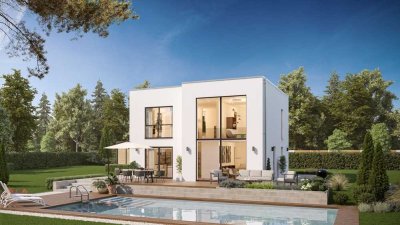 Stadtvilla Panorama Neubau in KFW 40 - Streif eben!