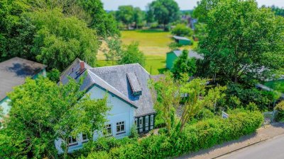 Moderne trifft Jugendstil | Blick ins Grüne