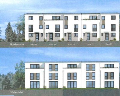 Modernes Reihenendhaus mit Dachterrasse in Messel - Neubau Erstbezug