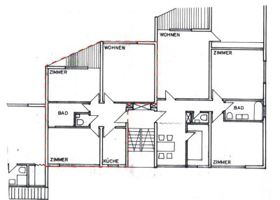 3-Zimmer Wohnung mit Balkon in Heidelberg-Handschuhsheim