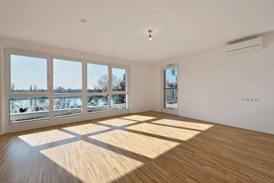 Traumblick über die Alte Donau! Klimatisierter Neubau mit 3 Terrassen!