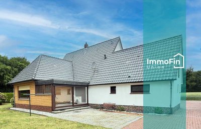 Charmantes Einfamilienhaus mit großem Garten und Wintergarten in Saterland – Sedelsberg-Heselberg