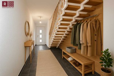 Großes Reiheneckhaus: fast 200m² auf vier Ebenen + Garten + Garage für die ganze Familie