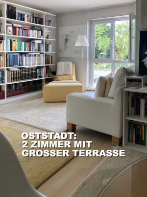 ZWISCHEN LUISENPARK UND NECKAR: 2-ZKB MIT GROSSER TERRASSE