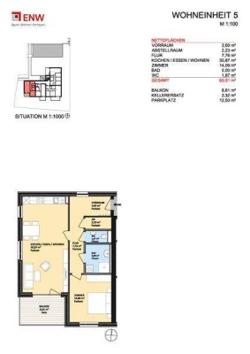 2 Zimmer Mietwohnung in Ilz 366