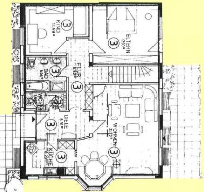 Helle 3-Zimmer Erdgeschosswohnung mit Terrasse in Griesheim